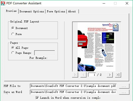 scansoft pdf Converter