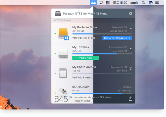 Paragon NTFS For Mac免费版