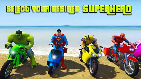 超级英雄摩托车特技游戏下载