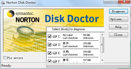 norton disk doctor绿色版