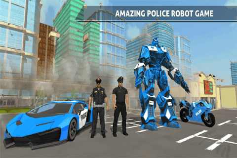 警察机器人汽车游戏免费版下载