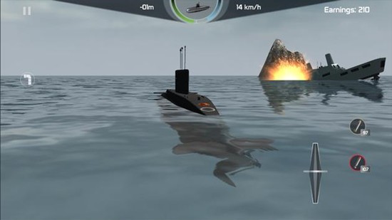 潜水艇模拟器3D无限导弹版