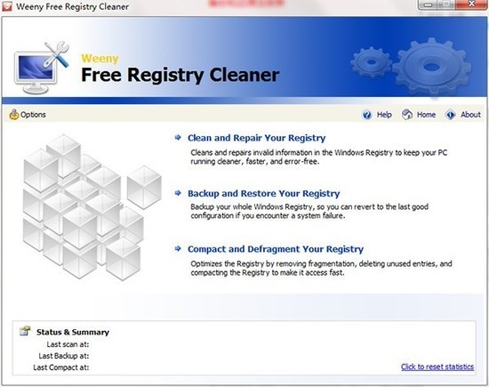 Weeny Free Registry Cleaner绿色版下载