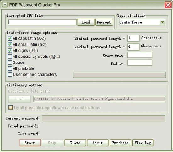 PDF Password Cracker Pro中文版下载