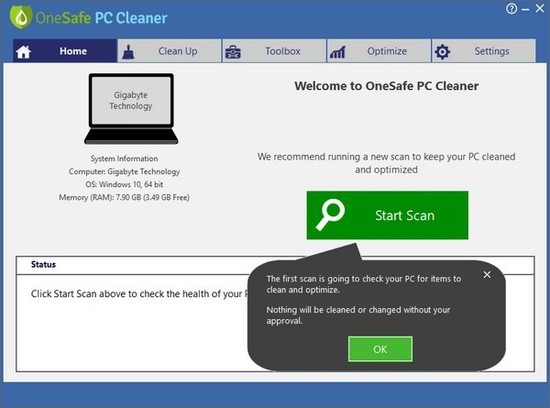 OneSafe PC Cleaner Pro绿色版下载