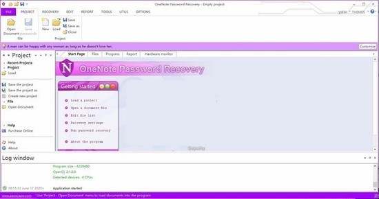 OneNote Password Recovery(密码恢复软件)中文版下载