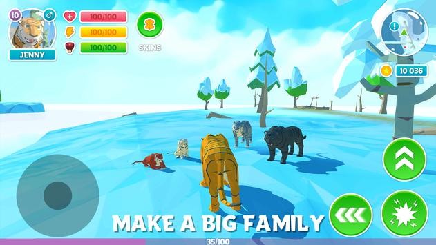 冬季老虎家庭模拟器3D游戏最新版