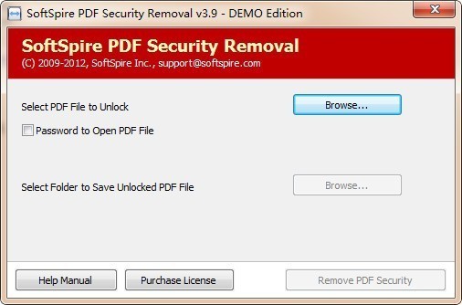 SoftSpire PDF Security Removal绿色版下载