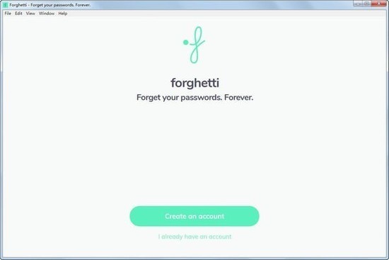 Forghetti密码管理软件绿色版下载