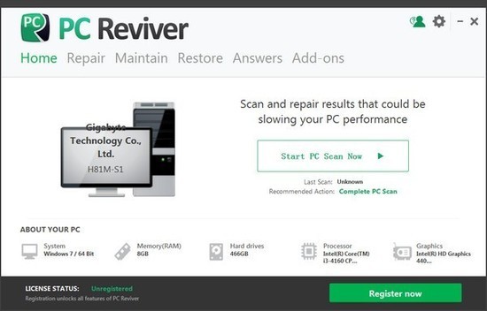 PC Reviver(电脑优化维护工具)专业版下载