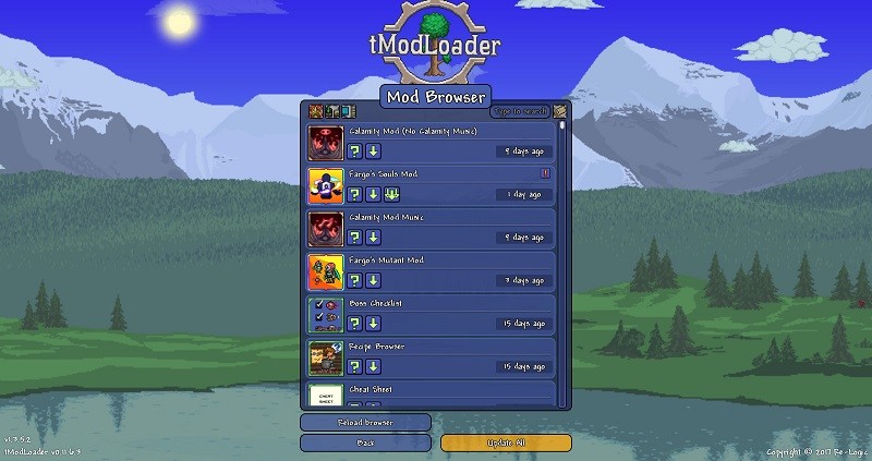 tmodloader模组浏览器离线版